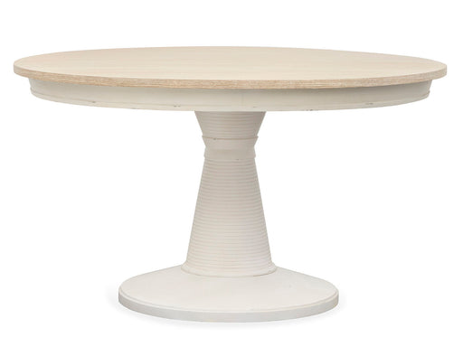 Echo Isles - Extendable 54" Round Dining Table - Sea Pearl And Driftwood Magnussen Furniture