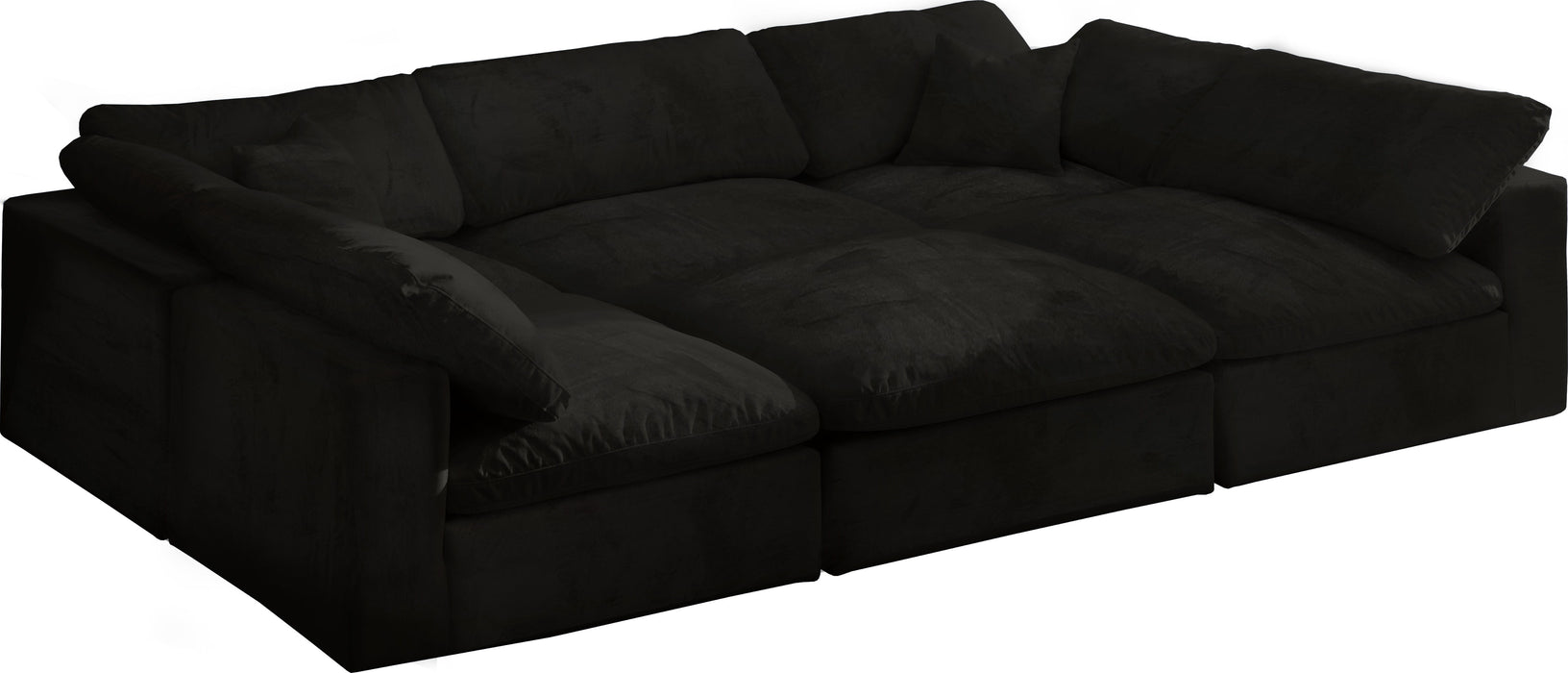 Cozy - Modular Sectional Cloud - Black