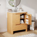 Softened Modern Bathroom Vanity With Sink Noble House