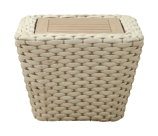 Antul - Outdoor Coffee Table - White / Natural Zuo Modern