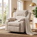 Upholstered Manual Recliner Chair With 3 Adjustable Backrest Positions Noble House