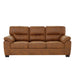 3 Seater Sofa With Padded Armrests And Triangular Leg Home Essentials