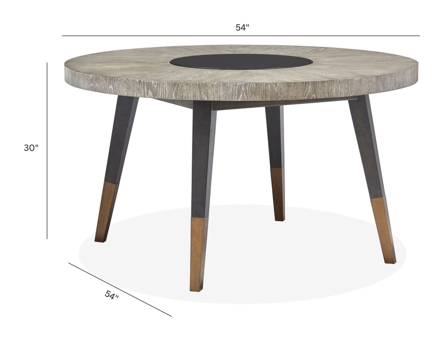 Ryker - Round Dining Table - Homestead Brown Magnussen Furniture