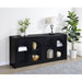Shayne - 4 Door Sideboard With Arched Doors - Black Furniture Max