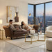 Chesterfield Sofa, 3 Seat Couch With Deep Button Tufted Back, Rolled Arms Home Essentials