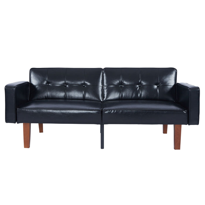 3 Position Split Back Futon Sofa Bed For Living Room Home Essentials