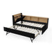 Upholstered Daybed With Storage Headboard, Wireless Charging, LED Lights Home Essentials