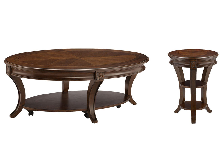 Winslet - Round Caster Cocktail Table Set Magnussen Furniture