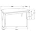 Upholstered Dining Bench - Brown / Gray Furniture Max