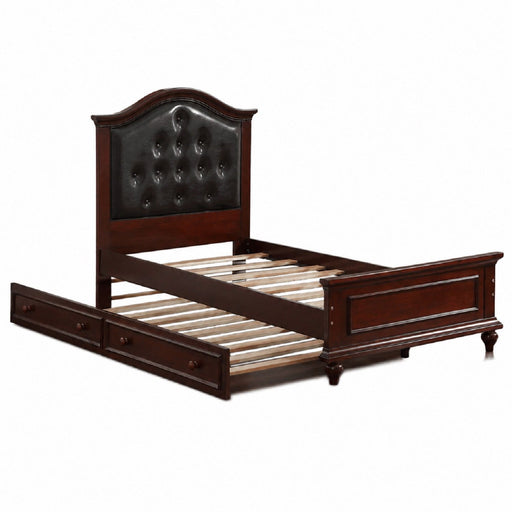 Contemporary Style Bed With Trundle Home Essentials