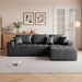 L - Shaped Corner Chaise Sofa Bed Home Essentials