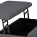Ellis - Coffee Table Storage Ottoman Contemporary Design Simpli-Home