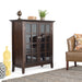 Acadian - Medium Storage Cabinet, Handcrafted Simpli-Home