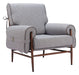 Klem - Accent Chair - Gray Zuo Modern