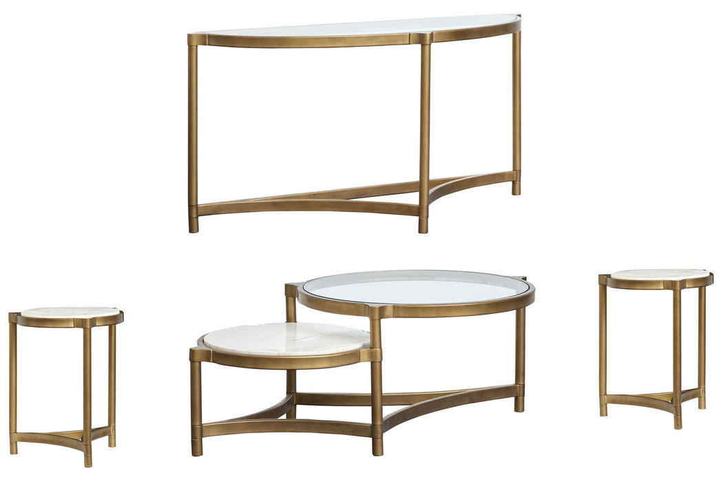 Cassidy - Shaped Cocktail Table Set Magnussen Furniture