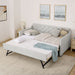 Daybed With Pop Up Trundle And USB Charging Armrest Home Essentials