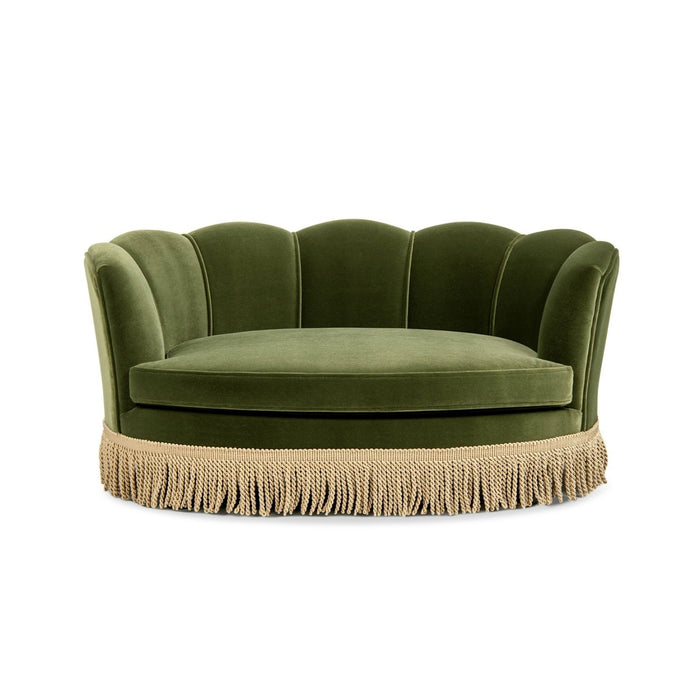 Clara - Scalloped Pet Sofa Bed Jennifer Taylor Home