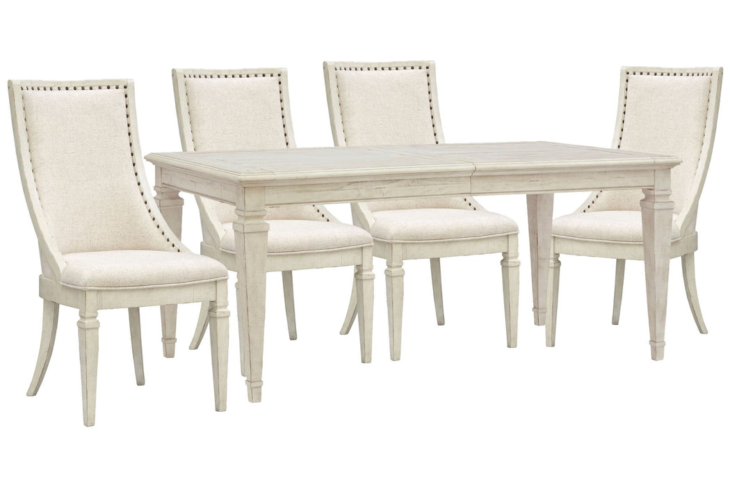 Newport - 5 Piece Extendable Rectangular Dining Table Set Magnussen Furniture
