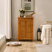 Floor Cabinet With Doors & Adjustable Shelf, Storage Cabinet For Entryway Home Essentials