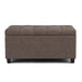 Sienna - Upholstered Storage Ottoman Bench Simpli-Home