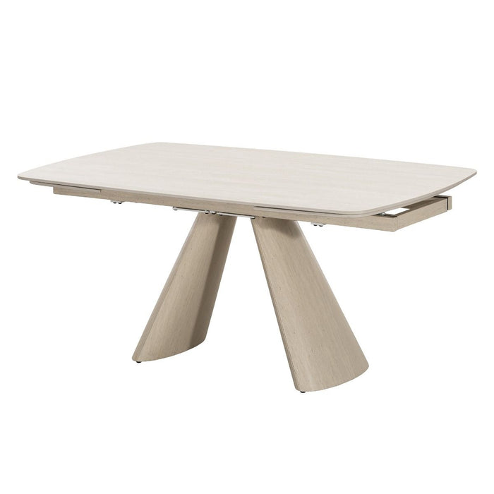 Cassian - Dining Table With Ceramic Top - Cream ACME