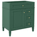 Bathroom Vanity With 2 Drawers And Tip-Out Drawer, Storage Cabinet Hearth and Haven