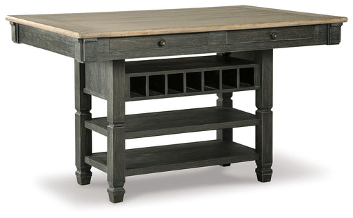 Tyler Creek - Rectangular Dining Room Counter Table - Black / Gray Signature Design by Ashley®