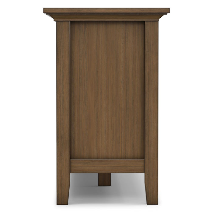 Redmond - TV Media Stand - Rustic Natural Aged Brown Simpli-Home