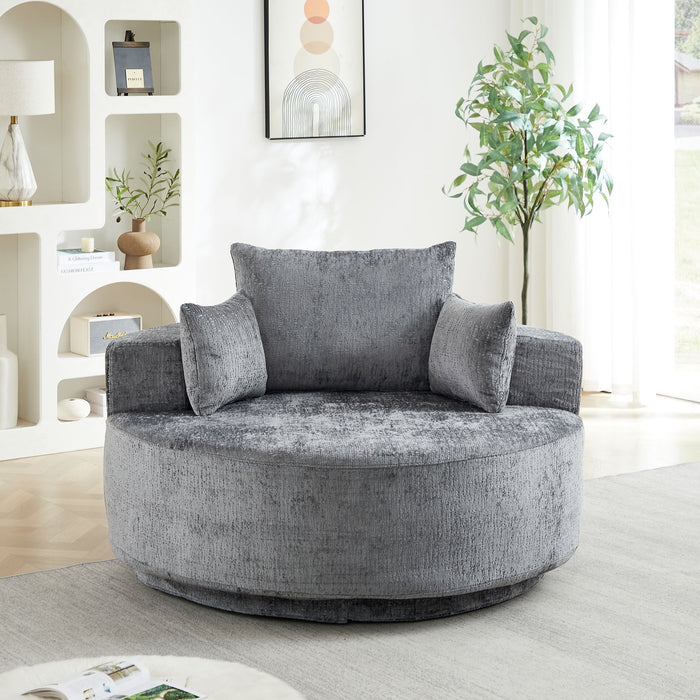 Swivel Chair With Rotating Base For Living Room Home Essentials
