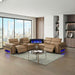 Nova - Sectional With Bluetooth Speaker, LED And Lifting Wine Cabinet Matrix Furniture Group