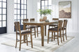 Urbinforte - Counter Height Extension Dining Table Set Signature Design by Ashley®