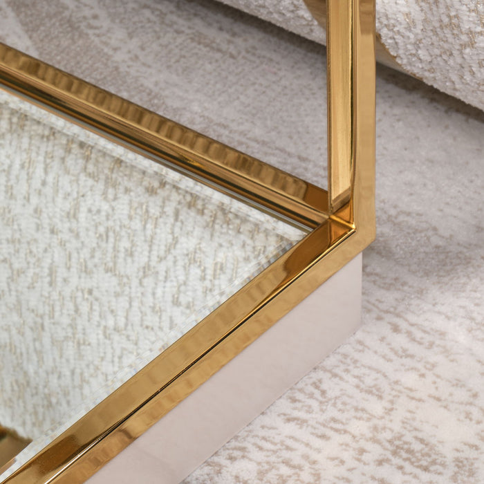 Savannah Breeze - End Table - Bright Gold