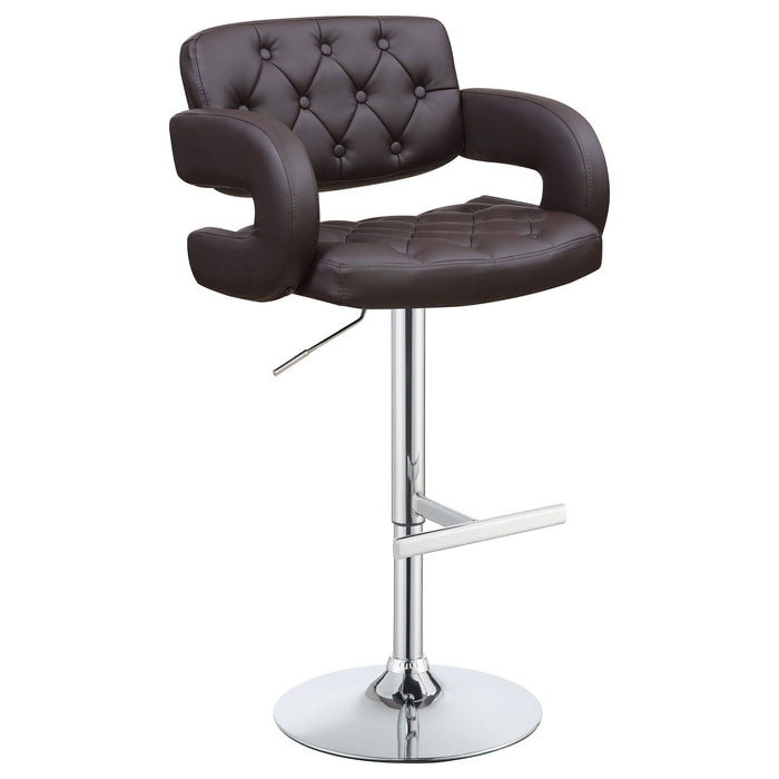 Adjustable Bar Stool With Upholstery Furniture Max