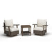 Marin Sands - Chairs With Cushion And Table Set (Set of 3) - Brown / Beige Signature Design by Ashley®