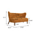 Nordic Chair Laid Back Loveseats With Curved Backres, No Armrests Home Essentials