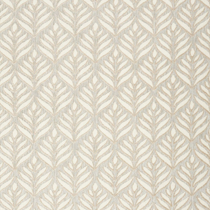 4' X 6' Floral Stain Resistant Non Skid Area Rug - Ivory / Gray