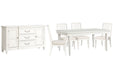 Willowbrook - Extendable Rectangular Dining Table Set Magnussen Furniture