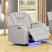 Benz - LED & Power Recliner Chair With Adjustable Headrest Matrix Furniture Group