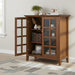 Acadian - Medium Storage Cabinet, Handcrafted Simpli-Home