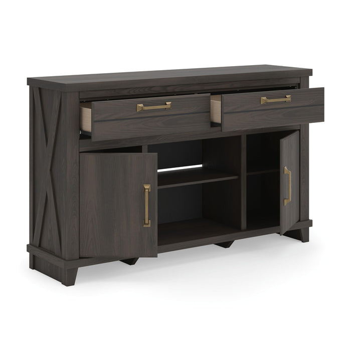 Brazen Valley - TV Stand With Fireplace Option Signature Design by Ashley®
