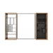 43.5" Mirror Cabinet With Storage, Wall Mounted Medicine Cabinet Frame With Shelves - Imitative Oak Home Essentials
