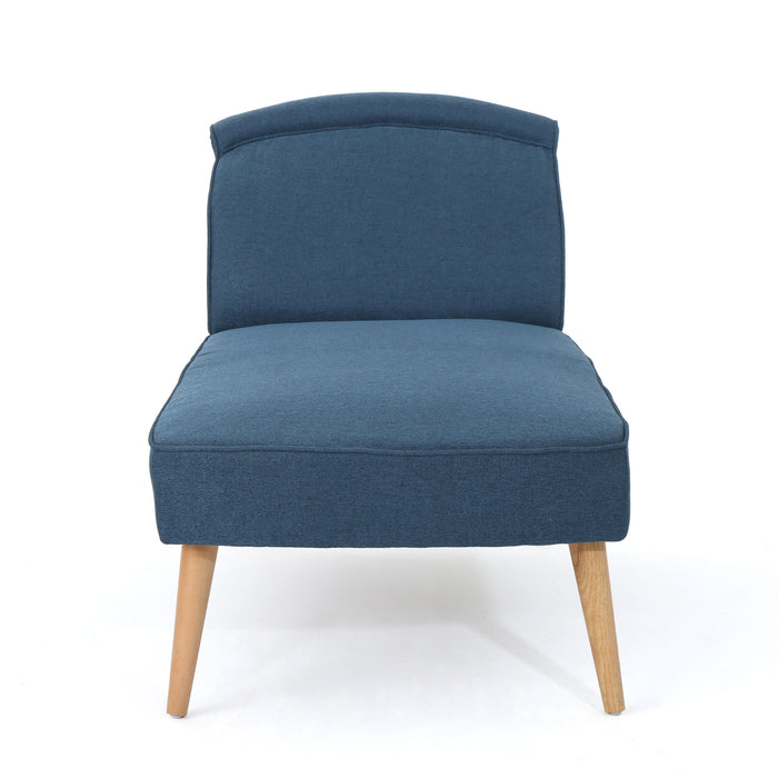 Mid Century Modern Fabric Chaise Lounge