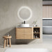 Wall Mounted Bathroom Vanity With Art Sink, 1 Storage Shelf, 2 Soft Close Doors Home Essentials