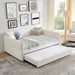 Upholstered Daybed With Pop Up Trundle Home Essentials