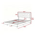Platform Bed Frame With Adjustable Upholstered Headboard, RGB LED Lights, No Box Spring Needed Home Essentials