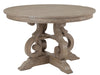 Tinley Park - 48" Round Dining Table Base - Dove Tail Gray Magnussen Furniture