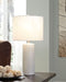 Steuben - Ceramic Table Lamp (Set of 2) - White Signature Design by Ashley®
