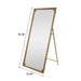 Full Length Mirror With Stand, Floor Standing Dressing - Antique Gold Daily Nest