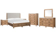 Plum Creek - Upholstered Panel Storage Bedroom Set Magnussen Furniture