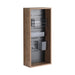 Wall Mounted Storage Cabinet With 4 Diy Accessories - Imitative Oak Home Essentials